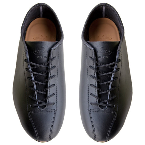 Heritage Black Leather Cycling Shoe
