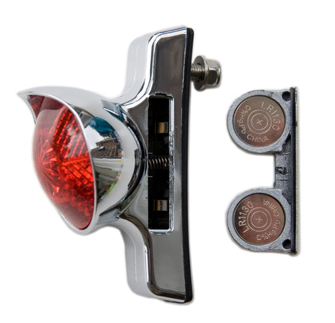 Vintage Style LED Bicycle Rear Mudguard Fender Light