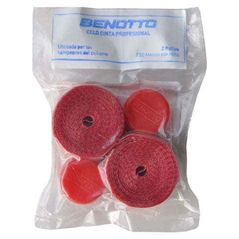 Red Benotto Textured Handlebar Tape