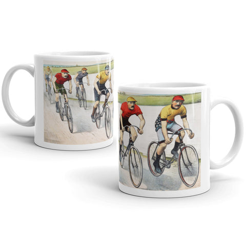 19th Century Cycle Race Mug