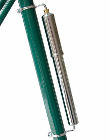 9" Chrome Steel, Bicycle Hand Pump & Chrome Pegs