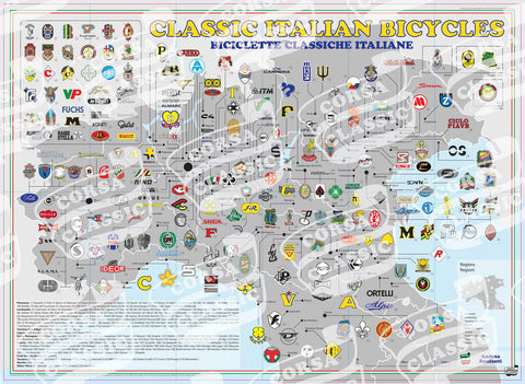 Classic Italian Bicycles map