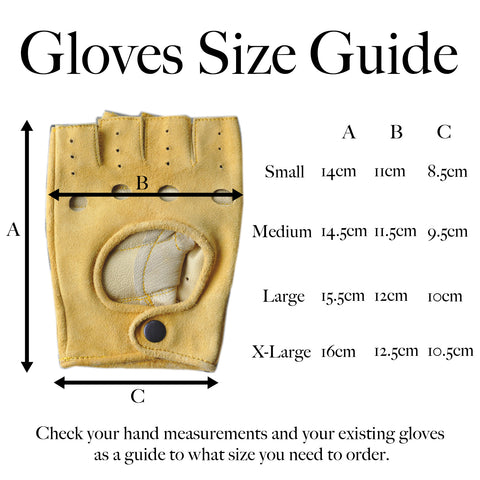 Suede Leather Cycling Gloves