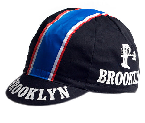 Brooklyn Black Cycling Cap