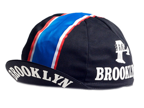 Brooklyn Black Cycling Cap