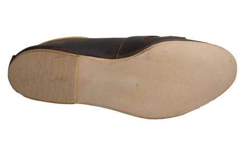 Classic Brown Leather Cycling Shoe