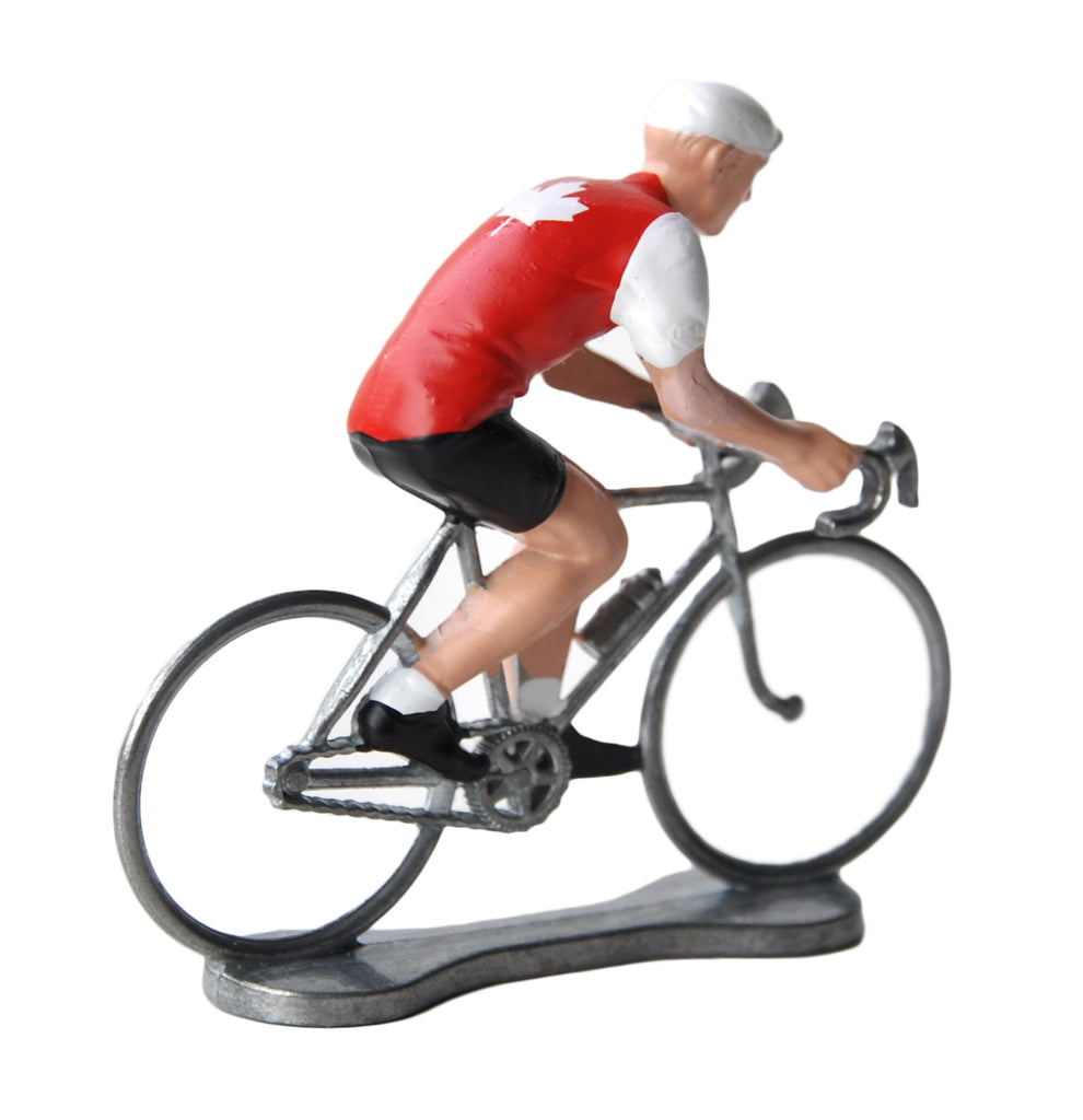 Miniature Canadian Cyclist Model