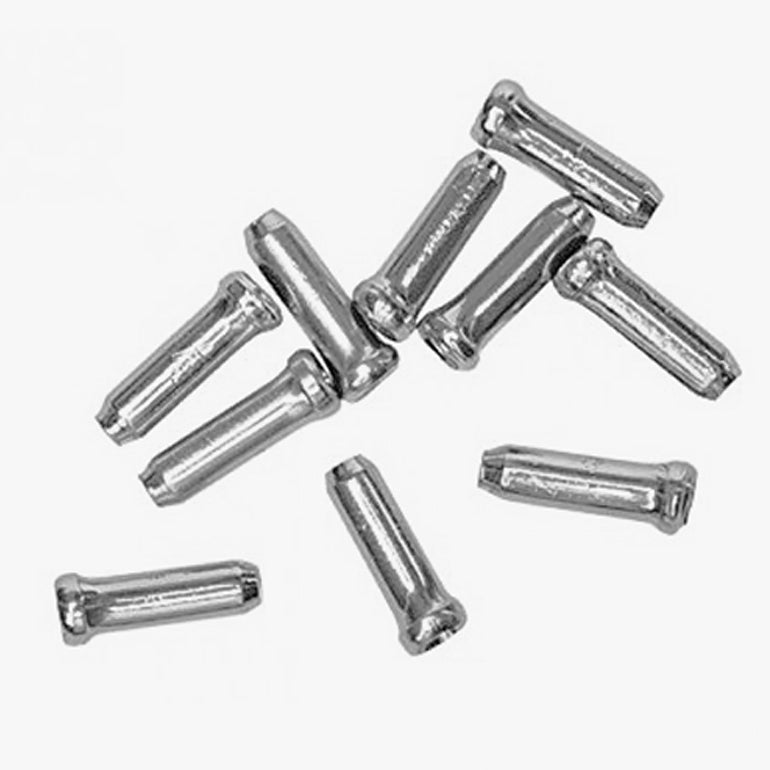 Pack of x10 Crimp on Bicycle Brake / Gear Cable Ends