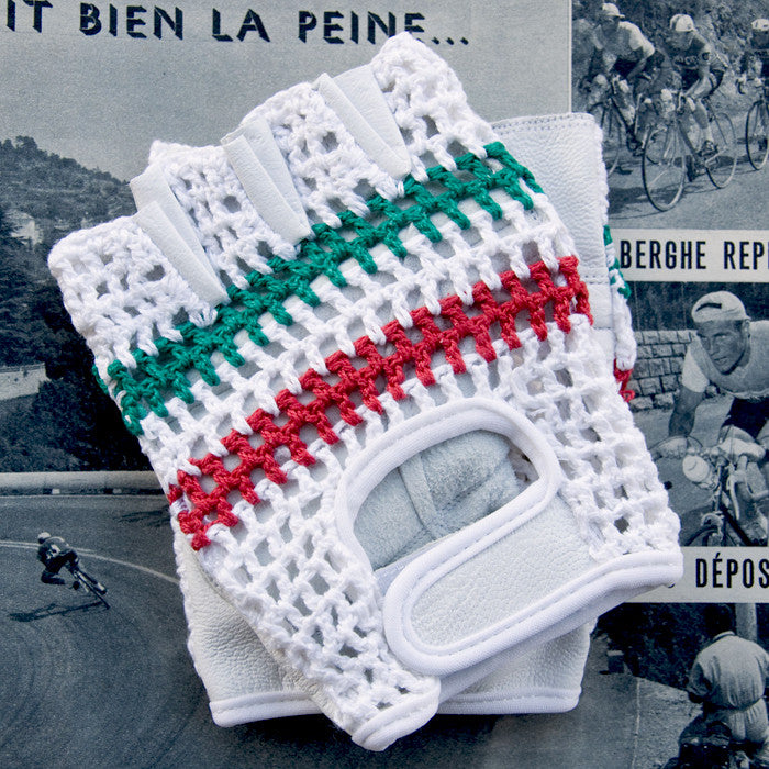 Italian Champion Leather Cycling Gloves