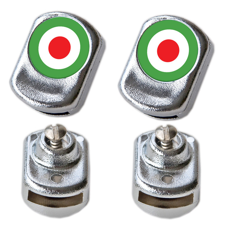 Italian Target Toe Clip Strap Buttons