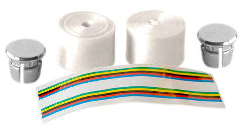 Pearl White Shiny Bicycle Handlebar Tape