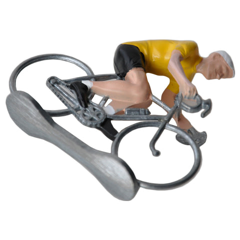 Bernard & Eddy Miniature Tour de France Yellow Jersey Cyclist Model