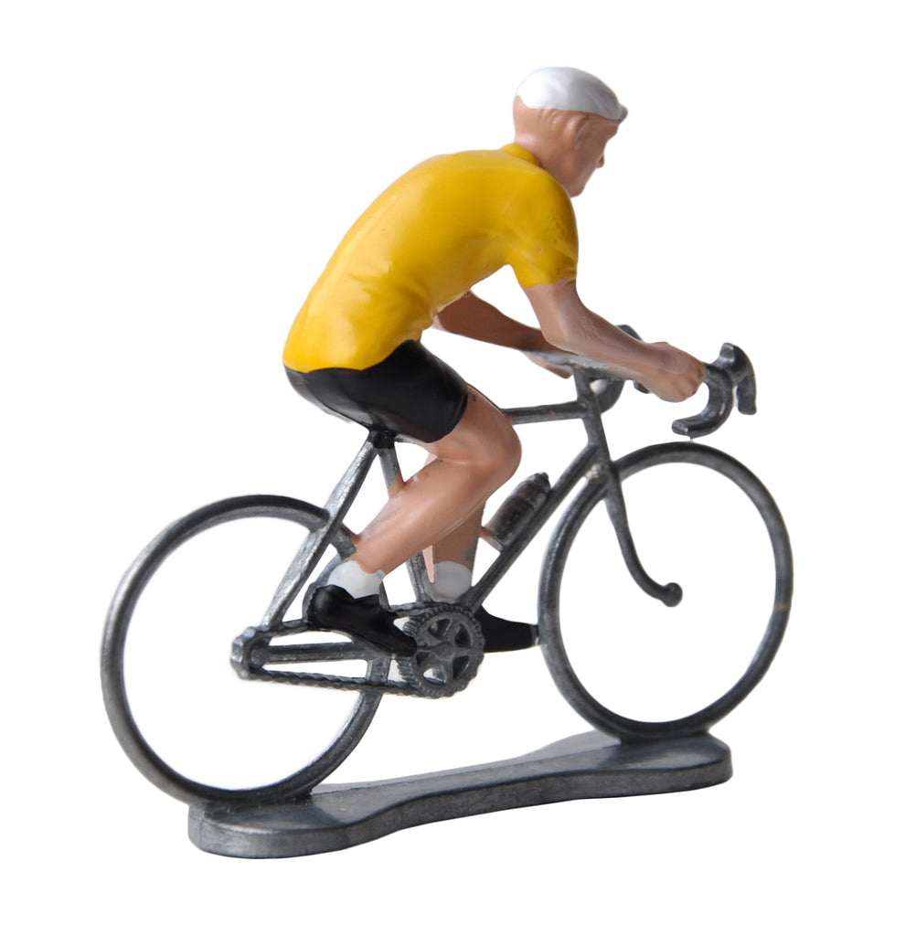 Miniature Yellow Jersey Cyclist Model